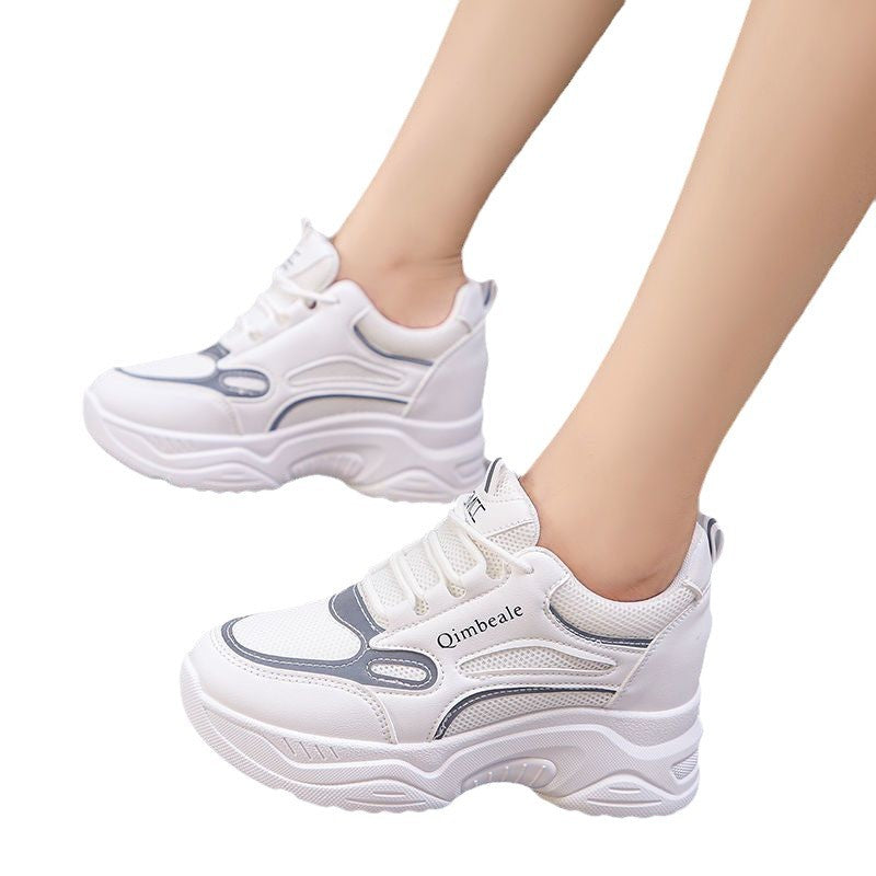 Damen Sneaker Chunky Komfortabel Laufsohle Sportlich