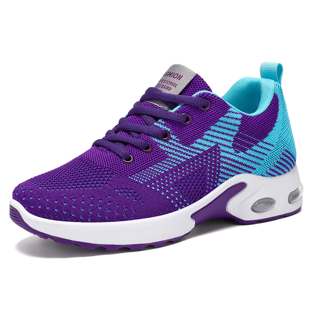 Damen Laufschuhe Sportlich Atmungsaktiv Netzstruktur