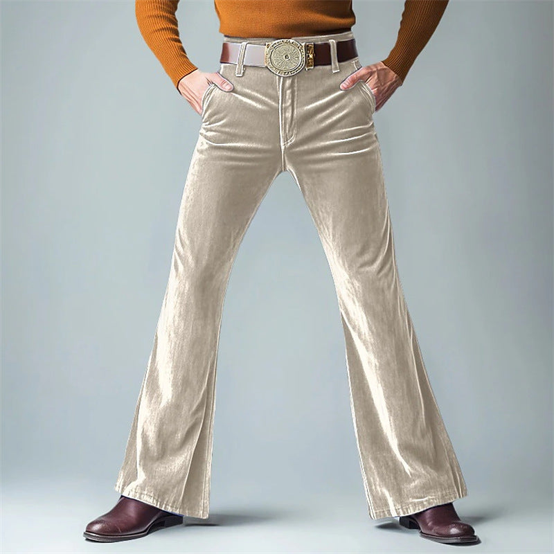 Herrenhose Flared Komfortstoff Elegant Bequem