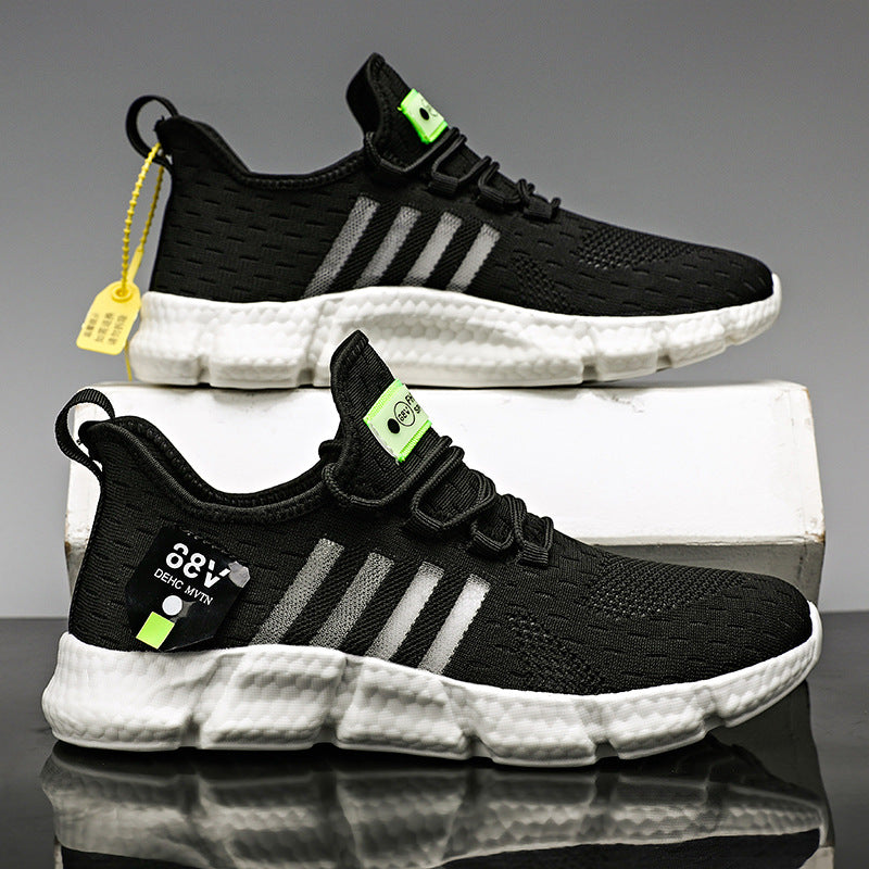 Damen Sneaker Leicht Atmungsaktiv Flex-Sohle Sportlich