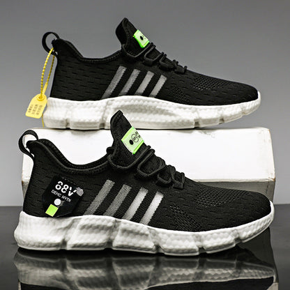 Damen Sneaker Leicht Atmungsaktiv Flex-Sohle Sportlich