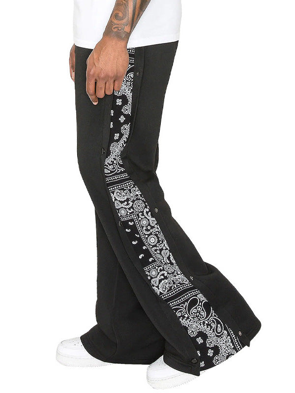 Herren Freizeithosen Bequem Bandana-Druck Muster - BerlinGlamour