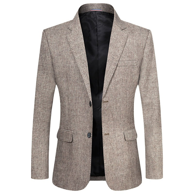 Herren Blazer Jacke Modern Slim Fit Mischgewebe