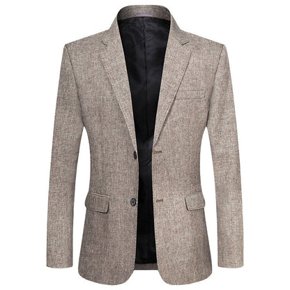 Herren Blazer Jacke Modern Slim Fit Mischgewebe