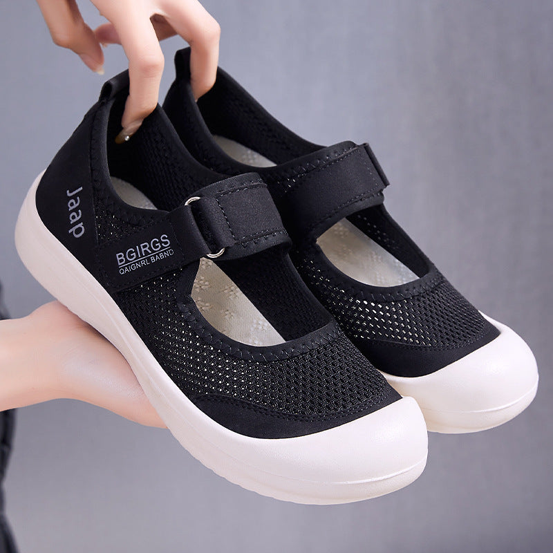Damen Sportschuhe Mesh Atmungsaktiv Verstellbar