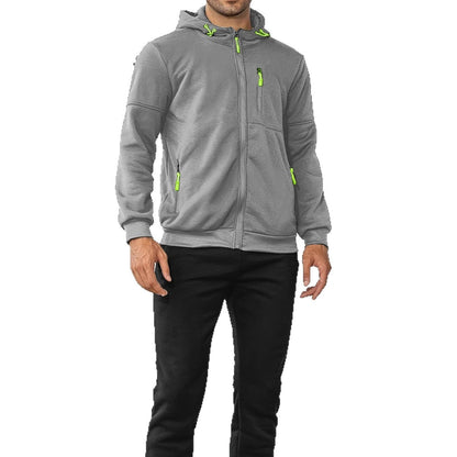 Herren Trainingsjacke atmungsaktiv mit Taschen Sportlich