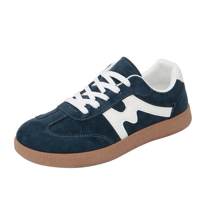 Damen Sneaker Sportlich Velours Rutschfest