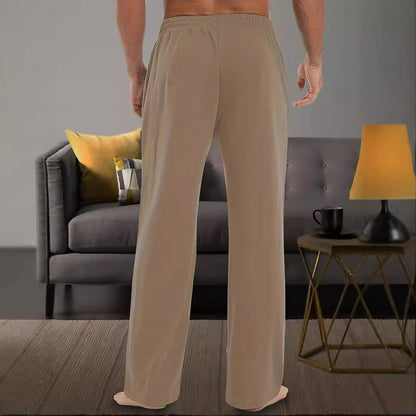 Bequeme Herrenhose Freizeit mit verstellbarem Bund und Seitentaschen
