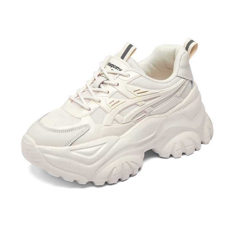 Damen Sneaker Chunky Bequem Dämpfung robust