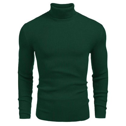 Herren Rollkragenpullover Fein Stricken Elegant