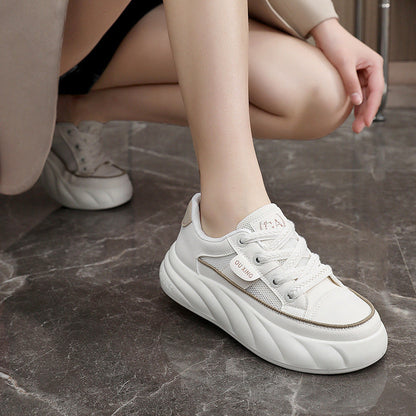 Damen Sneaker Chunky atmungsaktiv Trendy Hochsohlige