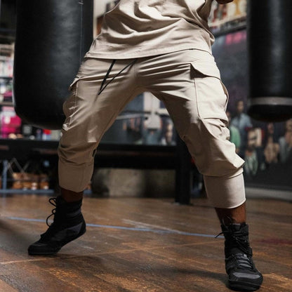 Herren Jogginghose Cargo Bequem mit vielen Taschen - BerlinGlamour
