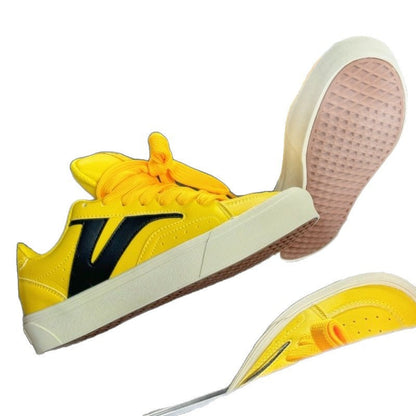 Damen Sneaker Trendy Schnürschuhe Sportlich Mode