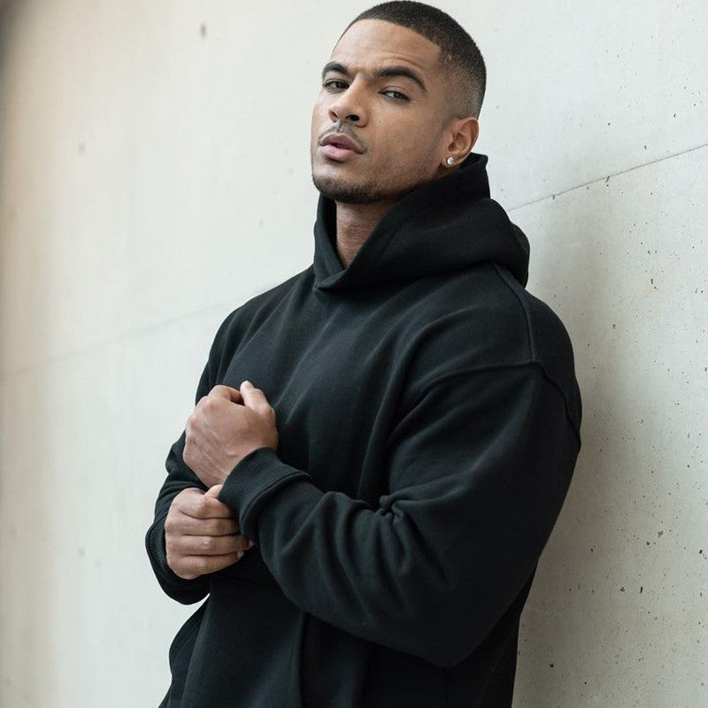 Herren Kapuzenpullover Weich Baumwolle Bequem