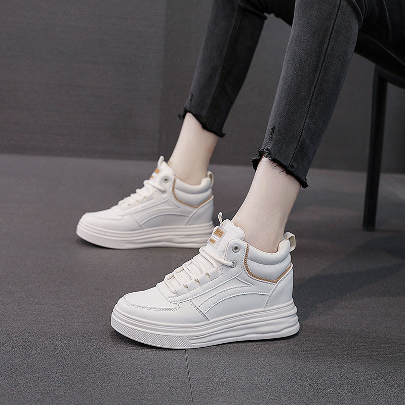 Damen Sneaker High Top Dämpfung Moderne Designsportschuhe