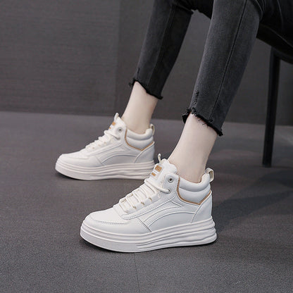 Damen Sneaker High Top Dämpfung Moderne Designsportschuhe