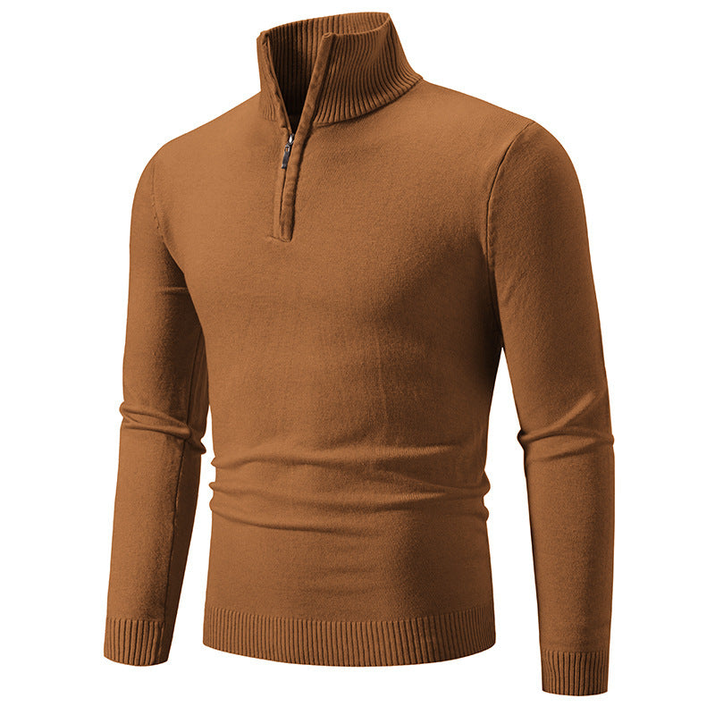 Herren Pullover Stehkragen Elegante Mode