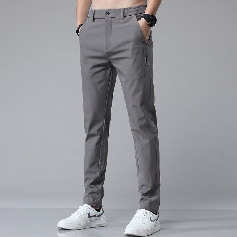Herren Chino Hose Elastisch Mit Moderne Taschen