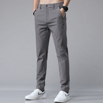 Herren Chino Hose Elastisch Mit Moderne Taschen