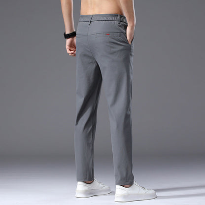 Herren Chino-Hose Bequem Elastisch Modern