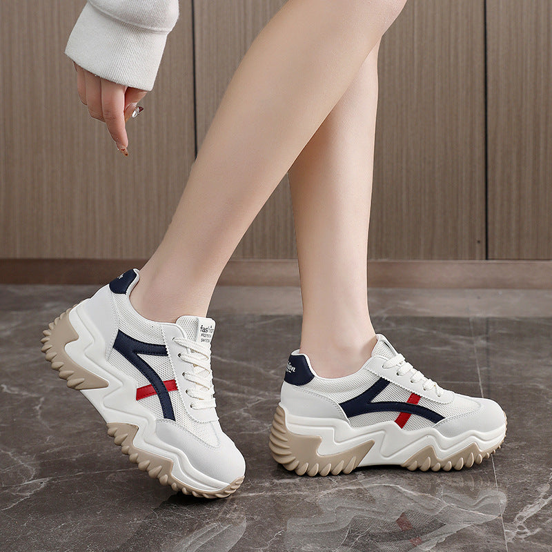 Damen Sneaker Chunky Modisch Großes Modell
