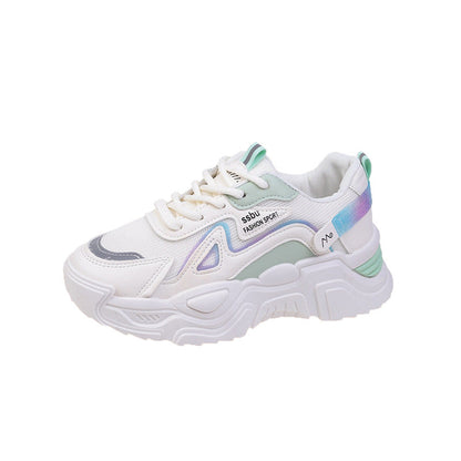 Damen Sneaker Sportlich Atmungsaktiv mit Rutschfester Sohle