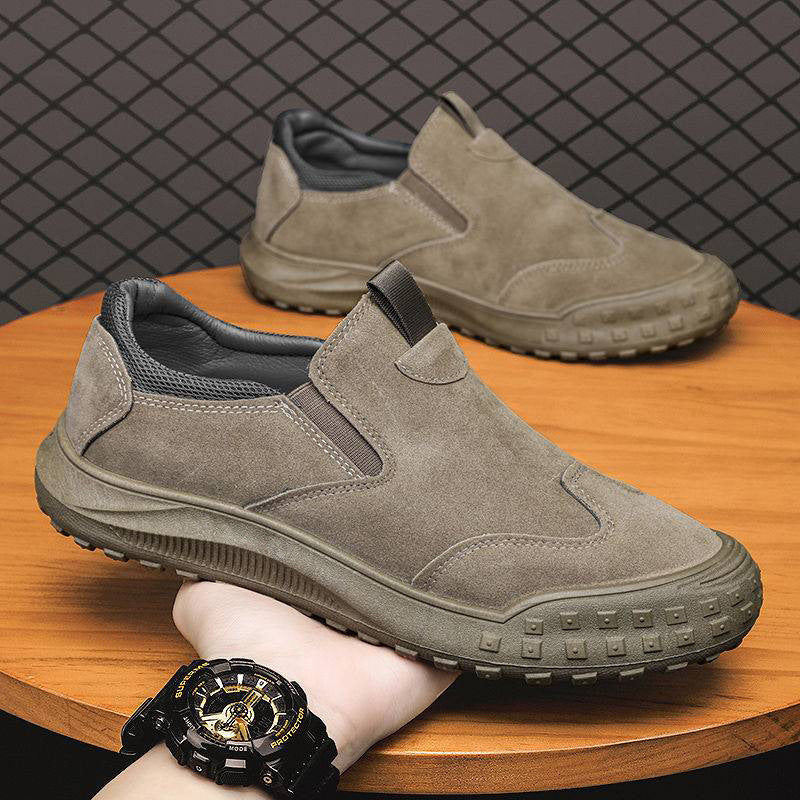 Herren Puschen Bequem atmungsaktiv Slip-On Schuhe
