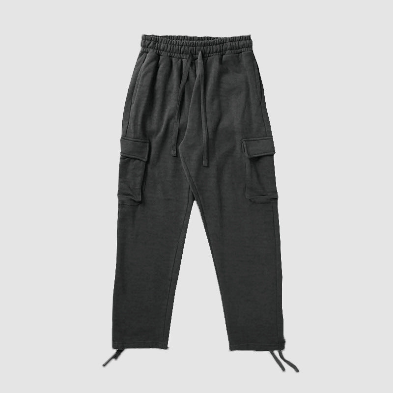 Herren Jogginghose Cargo Bequem atmungsaktiv Elastisch