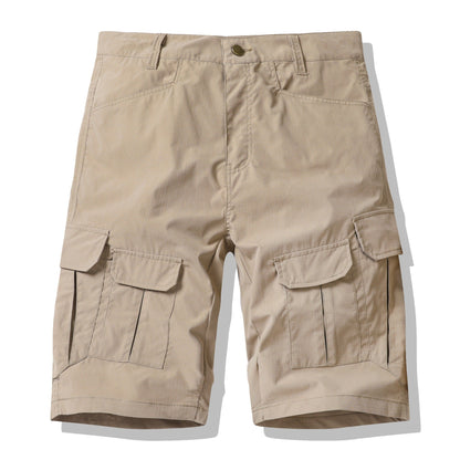 Herren Cargo Shorts Multifunktional mit Seitentaschen Elastisch