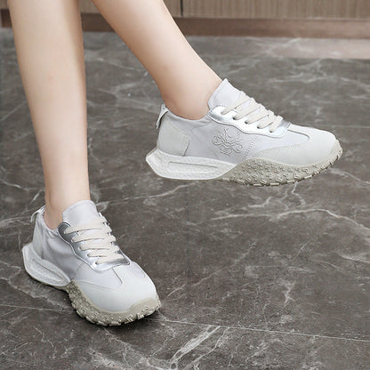 Damen Sneaker Sportlich Atmungsaktiv Anti-Rutsch
