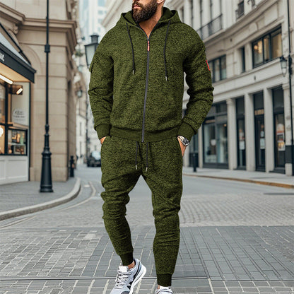 Herren Sportanzug Kapuzenjacke Jogginghose Bequem Sportlich