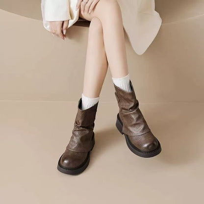 Damen Stiefeletten Komfortabel Moderner Stil