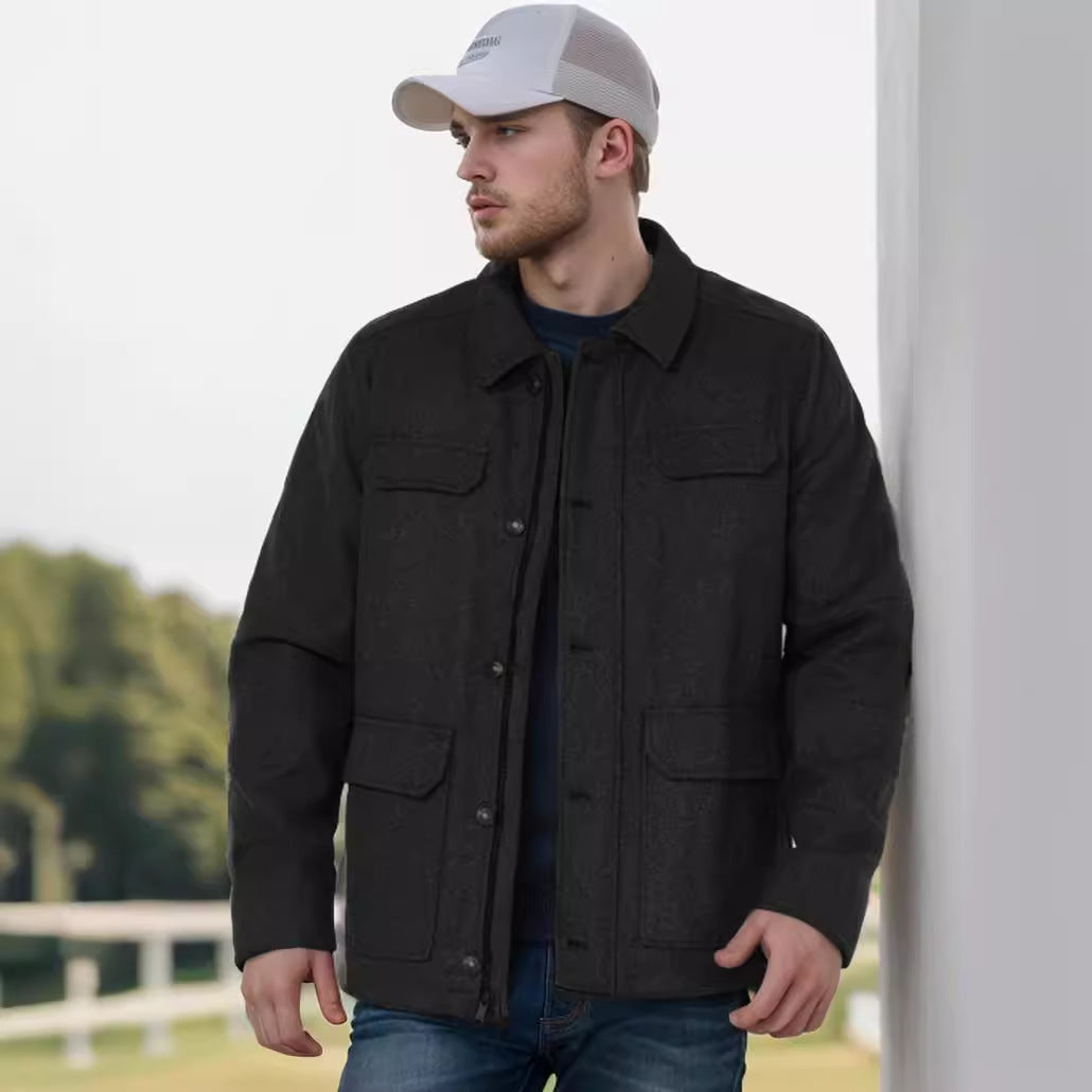Herren Outdoor Jacke mit vielen Taschen Funktionell Praktisch