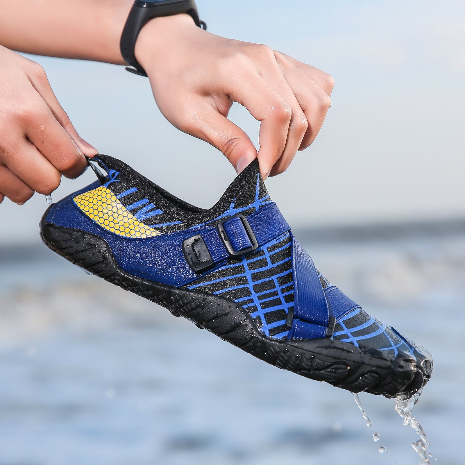 Damen Wassersport-Schuhe Sportlich Griffig Mit atmungsaktiver Oberfläche - BerlinGlamour