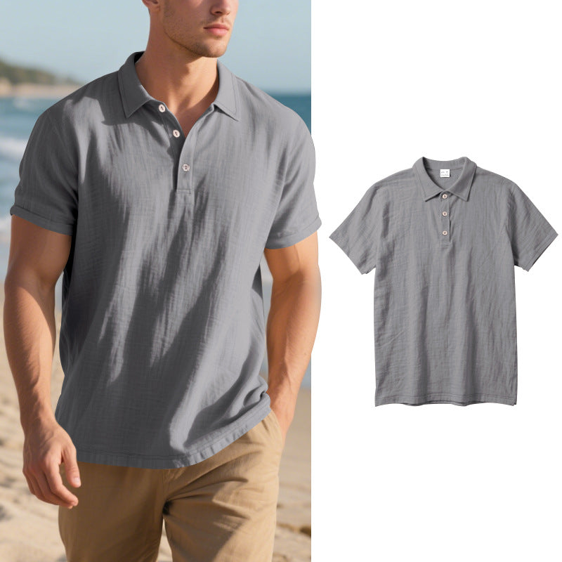 Herren Poloshirt Kurzarm Baumwolle Klassisch Modern