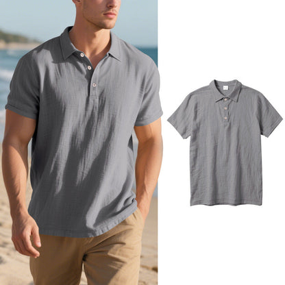 Herren Poloshirt Kurzarm Baumwolle Klassisch Modern