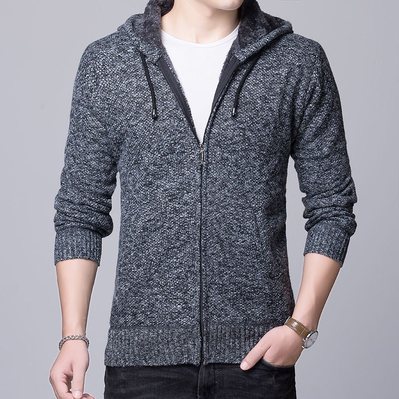 Herren Fleecejacke Kapuzenjacke Warm Isoliert