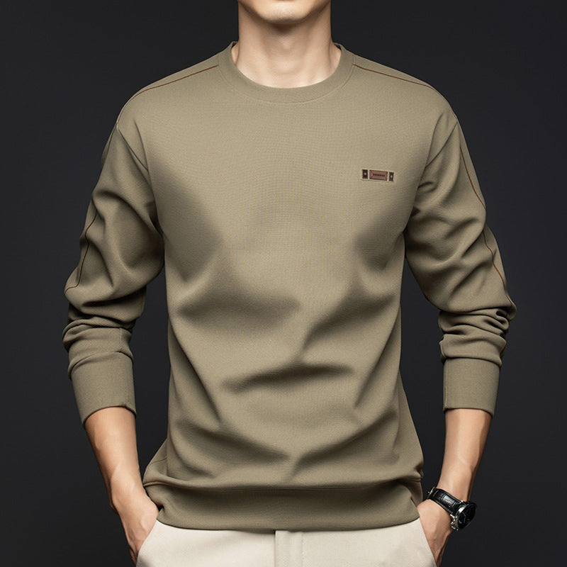 Herren Pullover Eleganter Rundhals aus Feinmerino