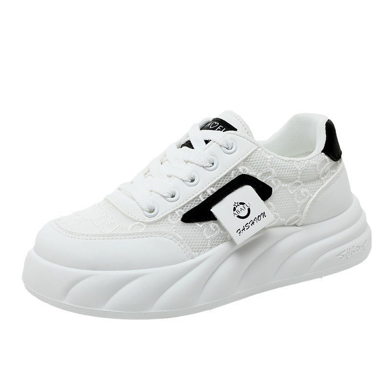 Damen Sneaker Chunky Modisch mit Struktur Oberfläche