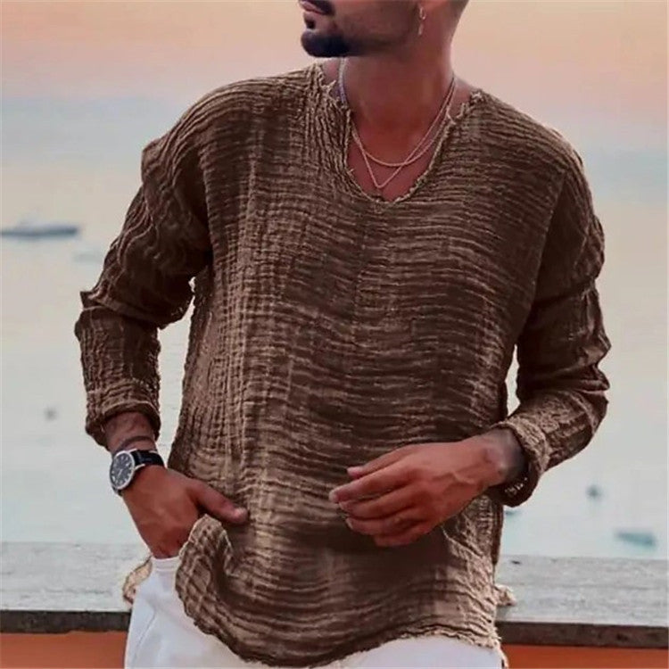 Leinenpullover Herren Leicht Sommer - BerlinGlamour