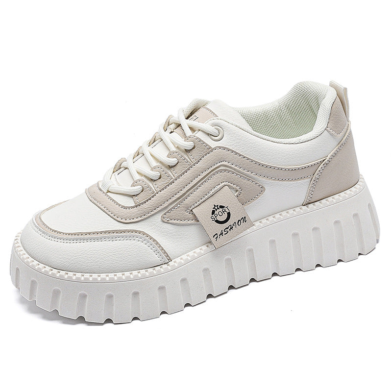 Damen Sneaker Plattform Bequem Leicht Heidi Style