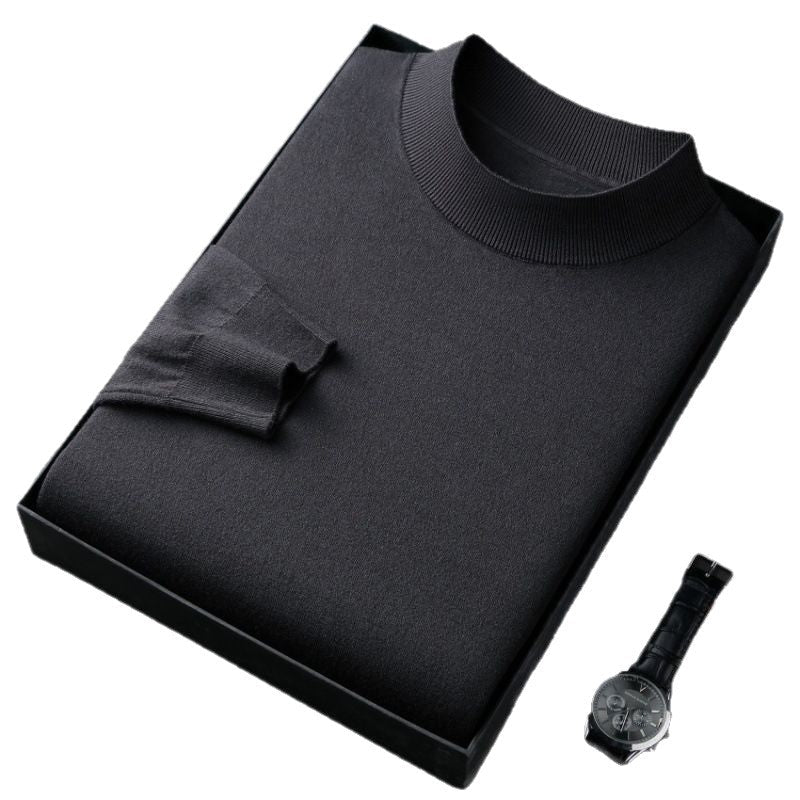 Eleganter Herren Pullover aus Baumwolle Fein Gestrickt