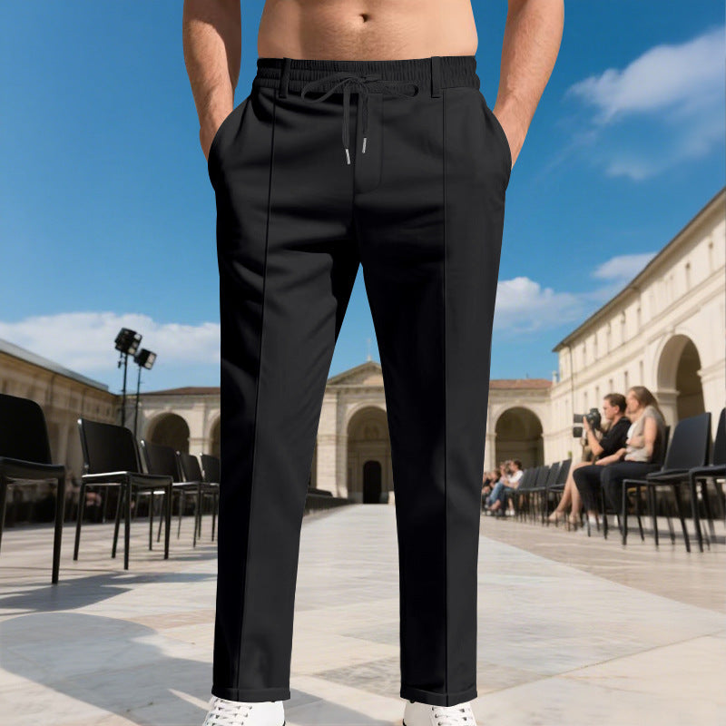 Herren Freizeithose Modern Elastischer Bund Slim Fit