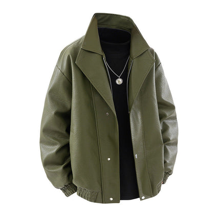 Lederjacke Herren Lässig Modern Berlin Style