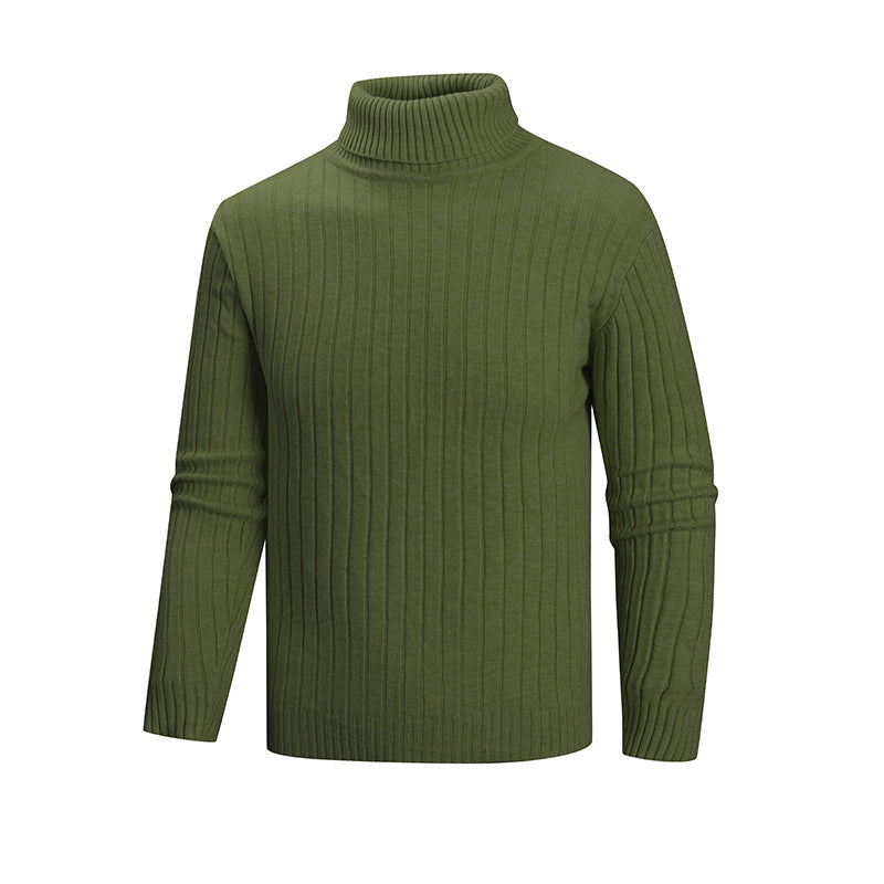 Herren Pullover Eleganter Hohler Kragen Struktur
