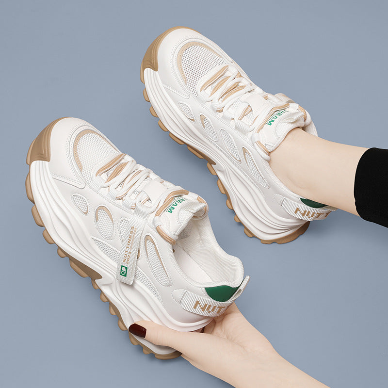Damen Sneaker Chunky Atmungsaktiv Komfort Schuhe