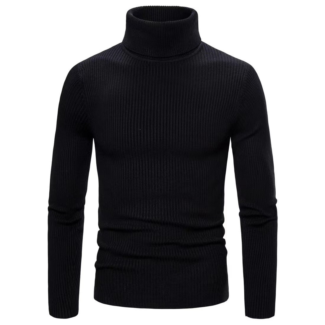 Herren Rollkragenpullover Fein Strick Elegantes Design