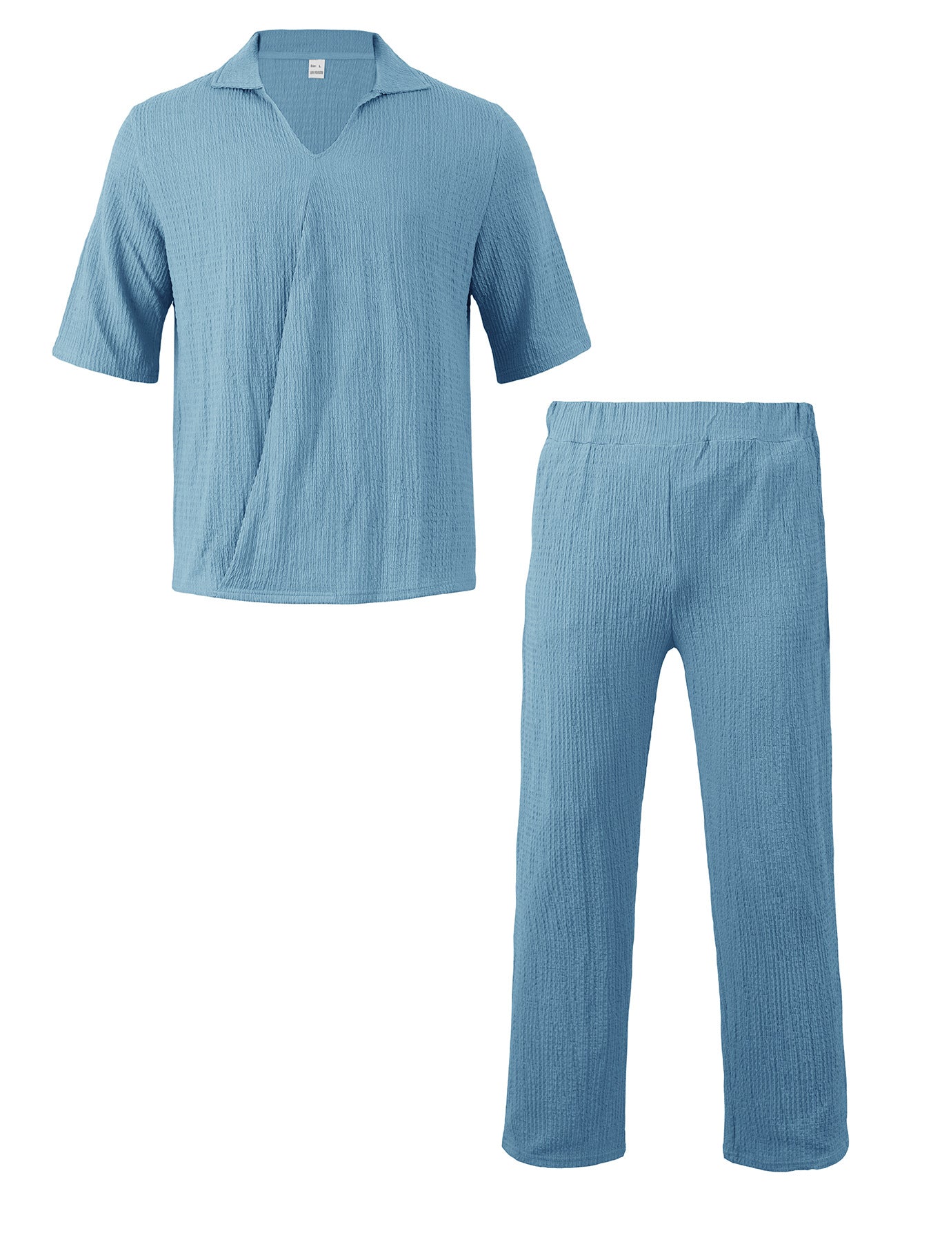 Herren Freizeit-Set V-Ausschnitt Elastisch Bequem