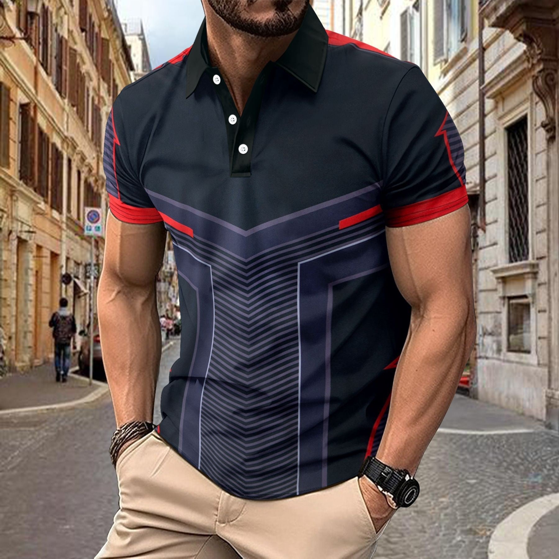 Herren Poloshirt Sportlich Modern Qualität - BerlinGlamour