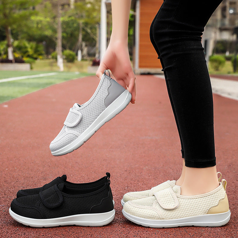Damen Slip-On Schuhe Atmungsaktiv Freizeit Bequem